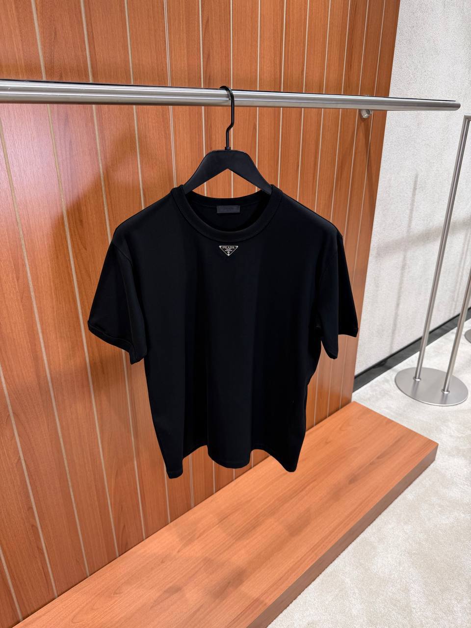 Prada Stretch cotton T-shirt with logo