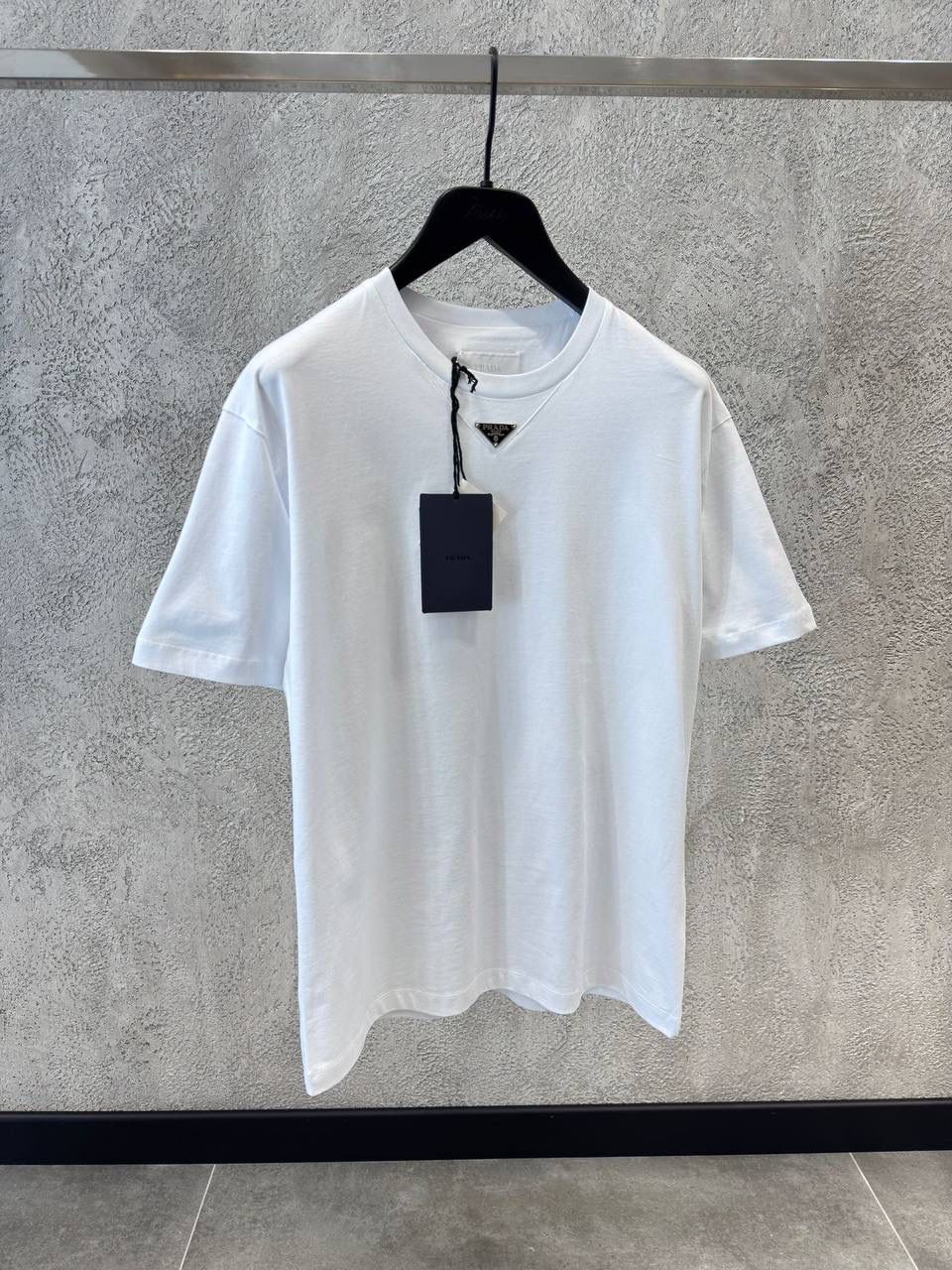 Prada Stretch cotton T-shirt with logo