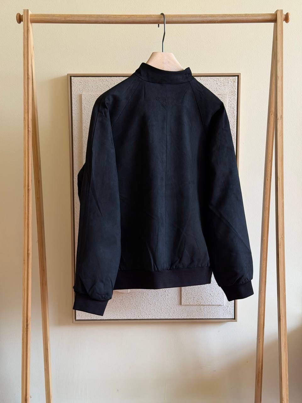 Prada Zip-Front Jacket with Stand Collar
