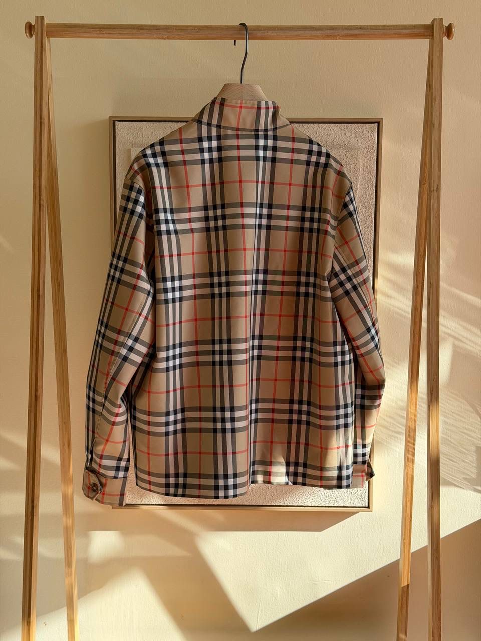 Burberry checked jacket