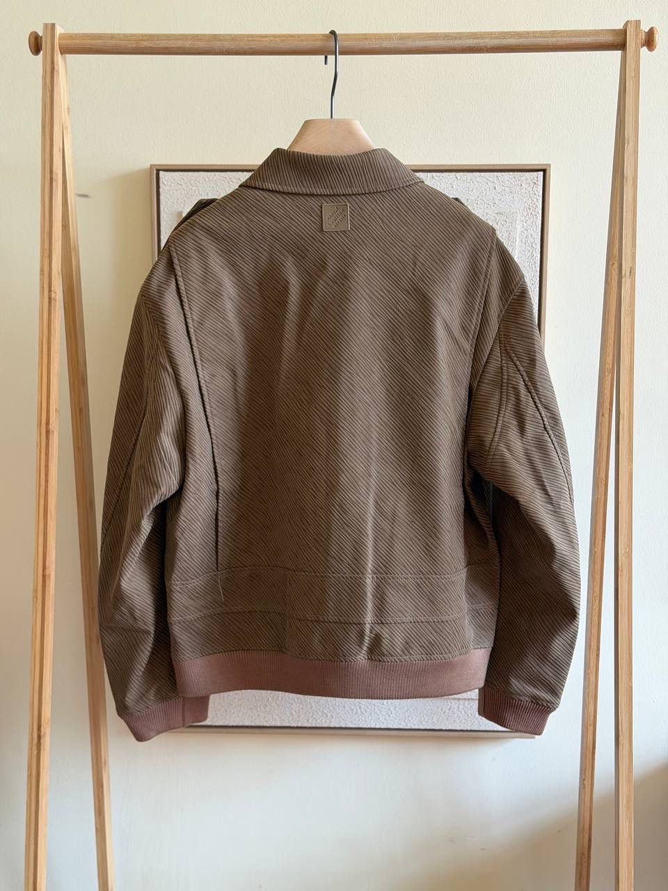 LV Epi Embossed Leather Flight Jacket