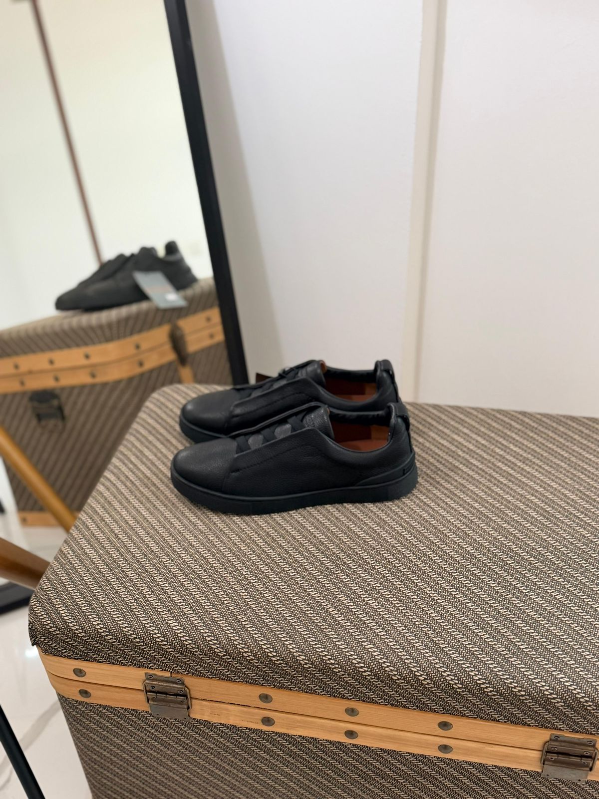 Zegna Triple Stitch Classic Men's Sneakers