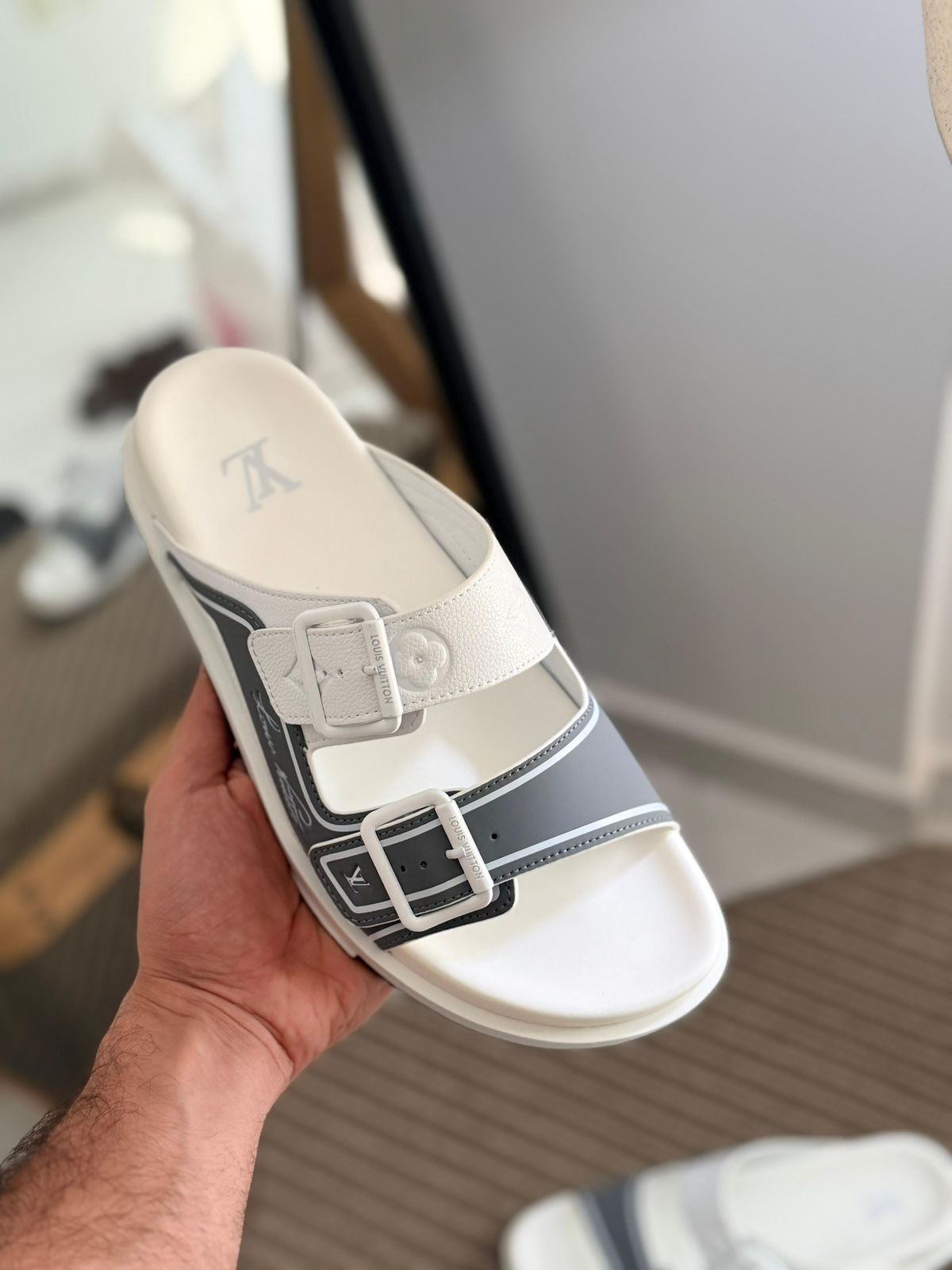 Louis Vuitton OG Air Trainer Mule Sandals