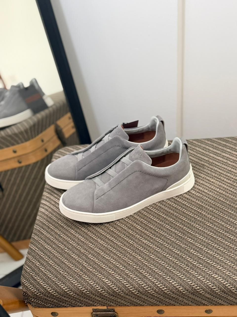 Zegna Triple Stitch Classic Men's Sneakers
