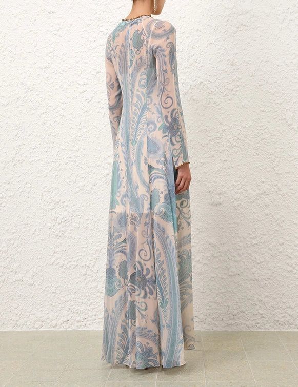 Zimmermann Illuminate Sheath Dress in Viscose