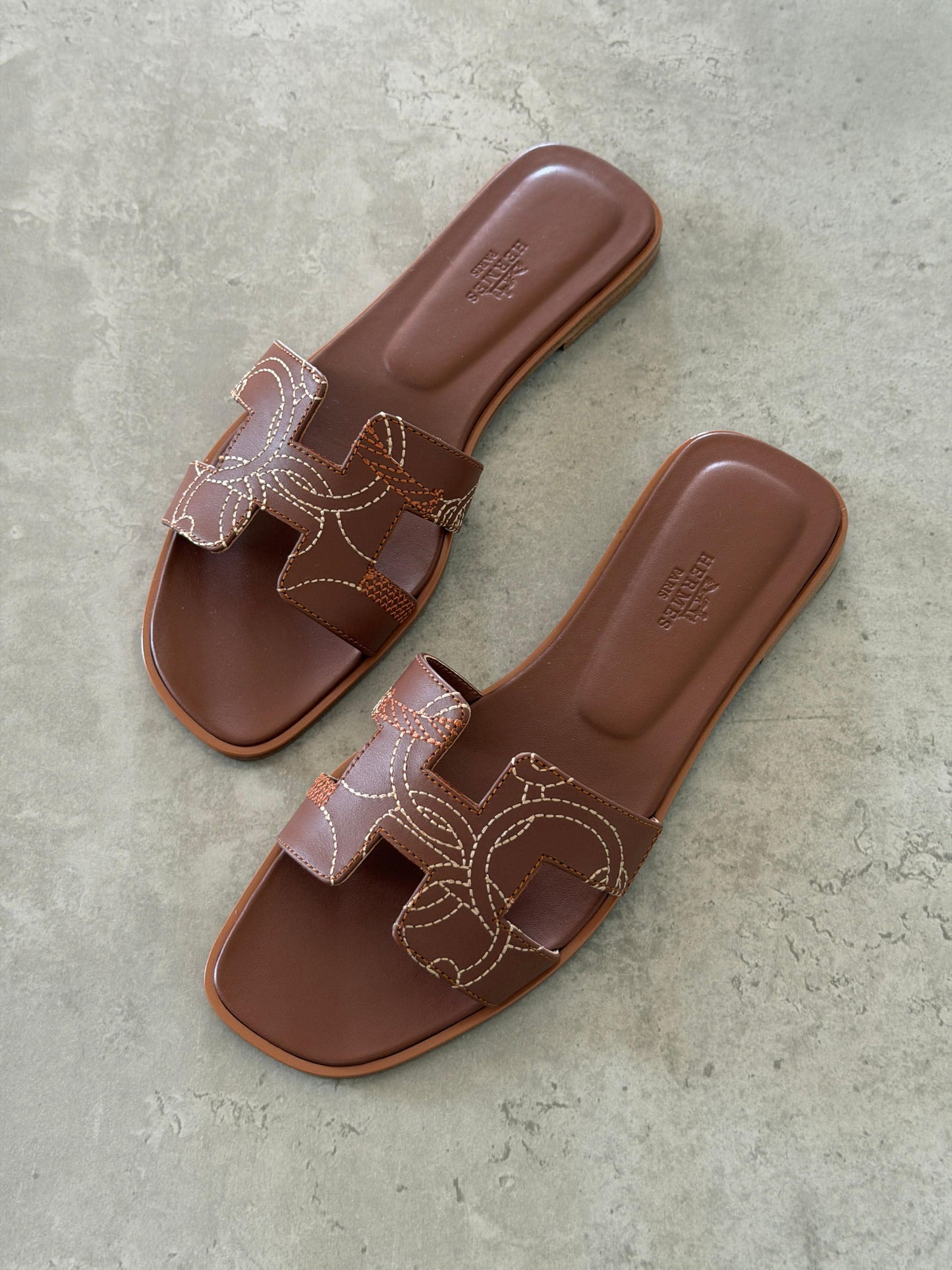 Hermès Oran Sandal in Panoplie Equestre