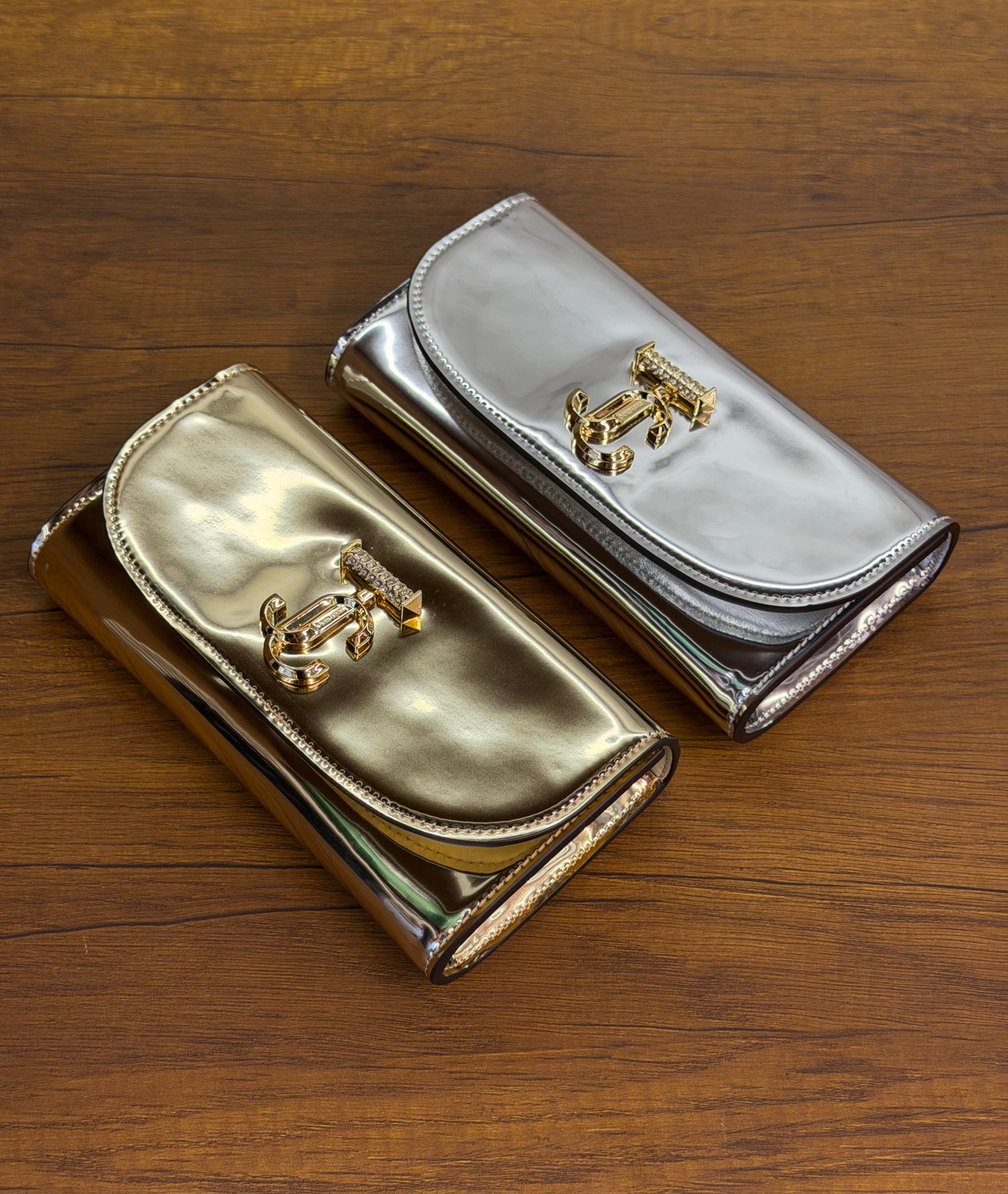 Jimmy Choo Curve chain wallet