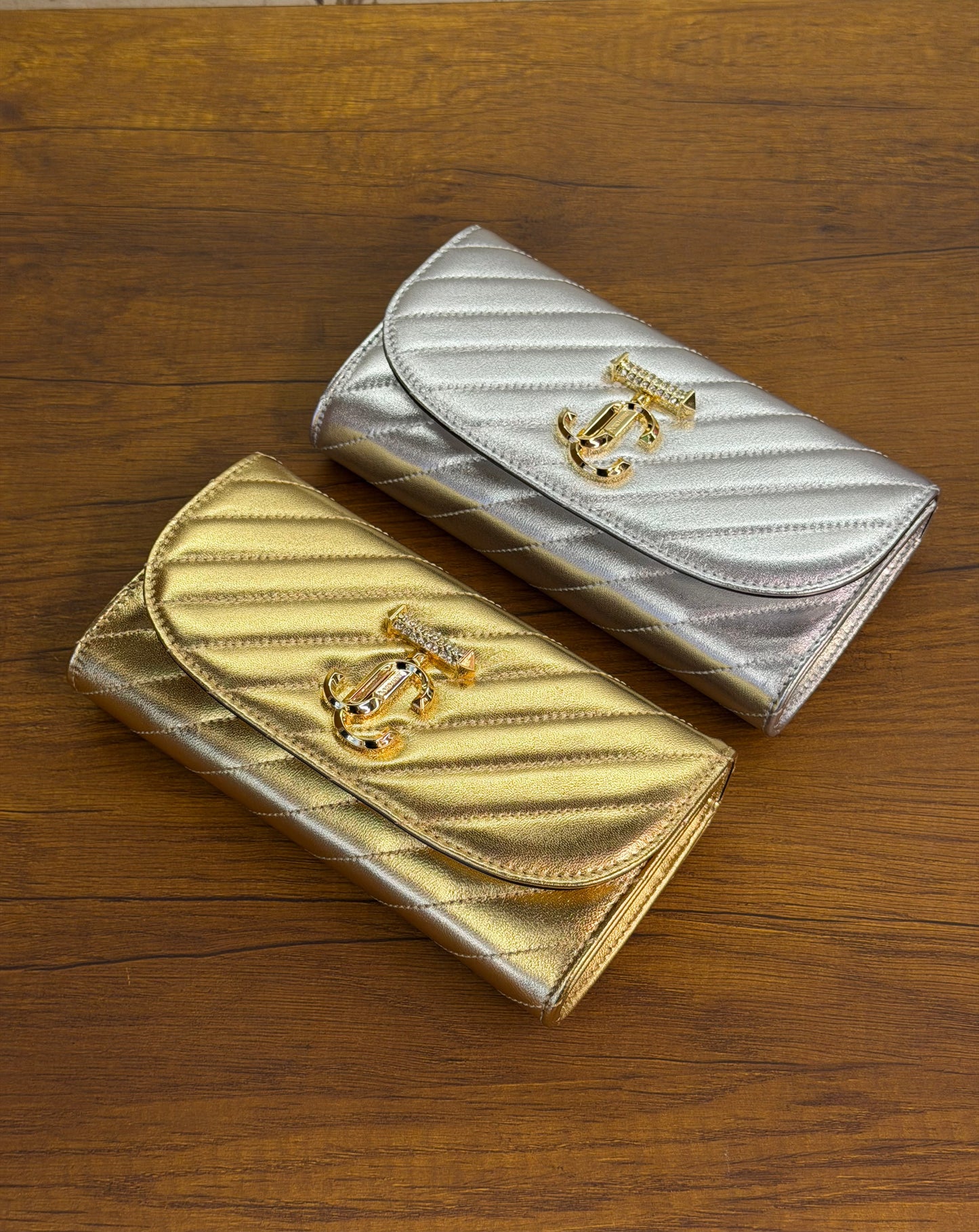 Jimmy Choo Curve chain wallet