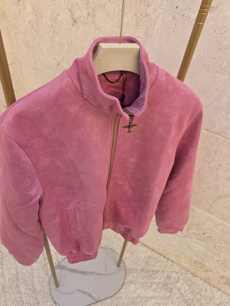 Louis Vuitton Zip-Up Logo Jacket