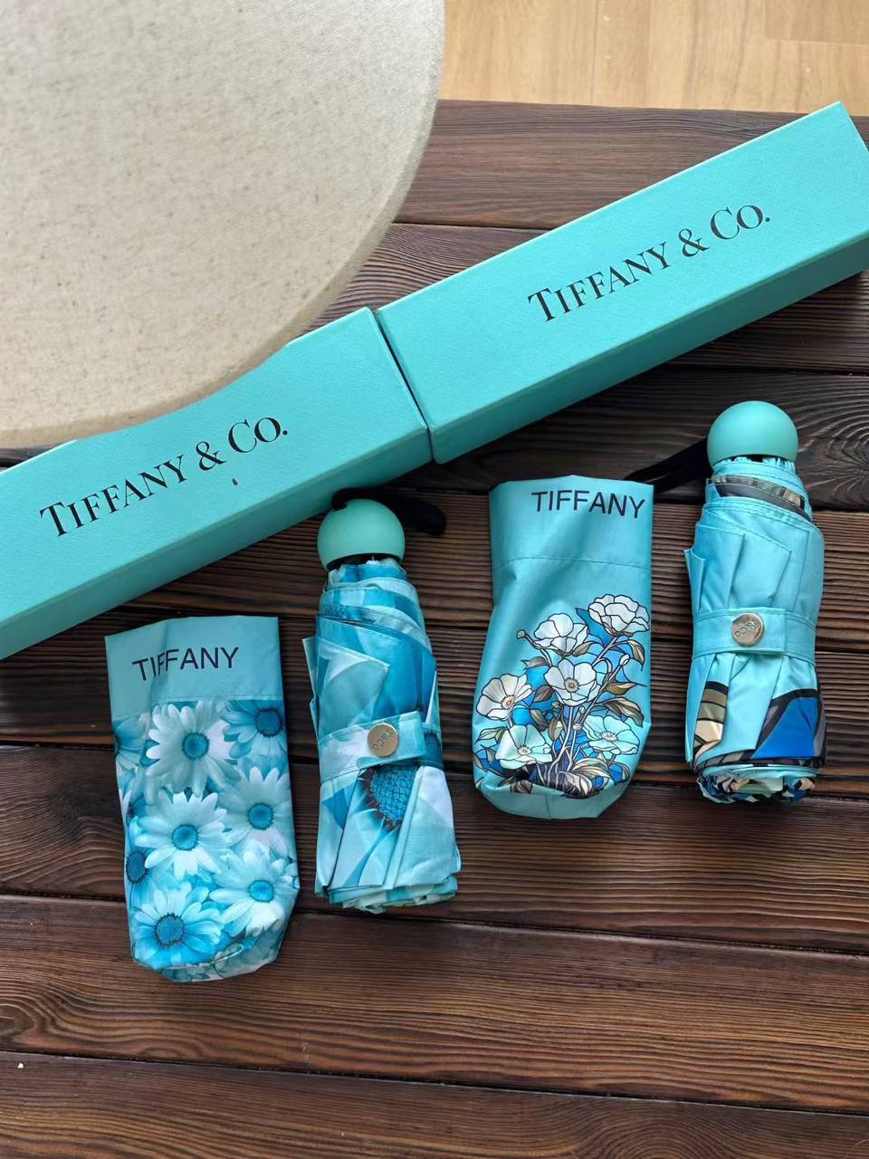 Tiffany & Co. Floral Print Umbrella