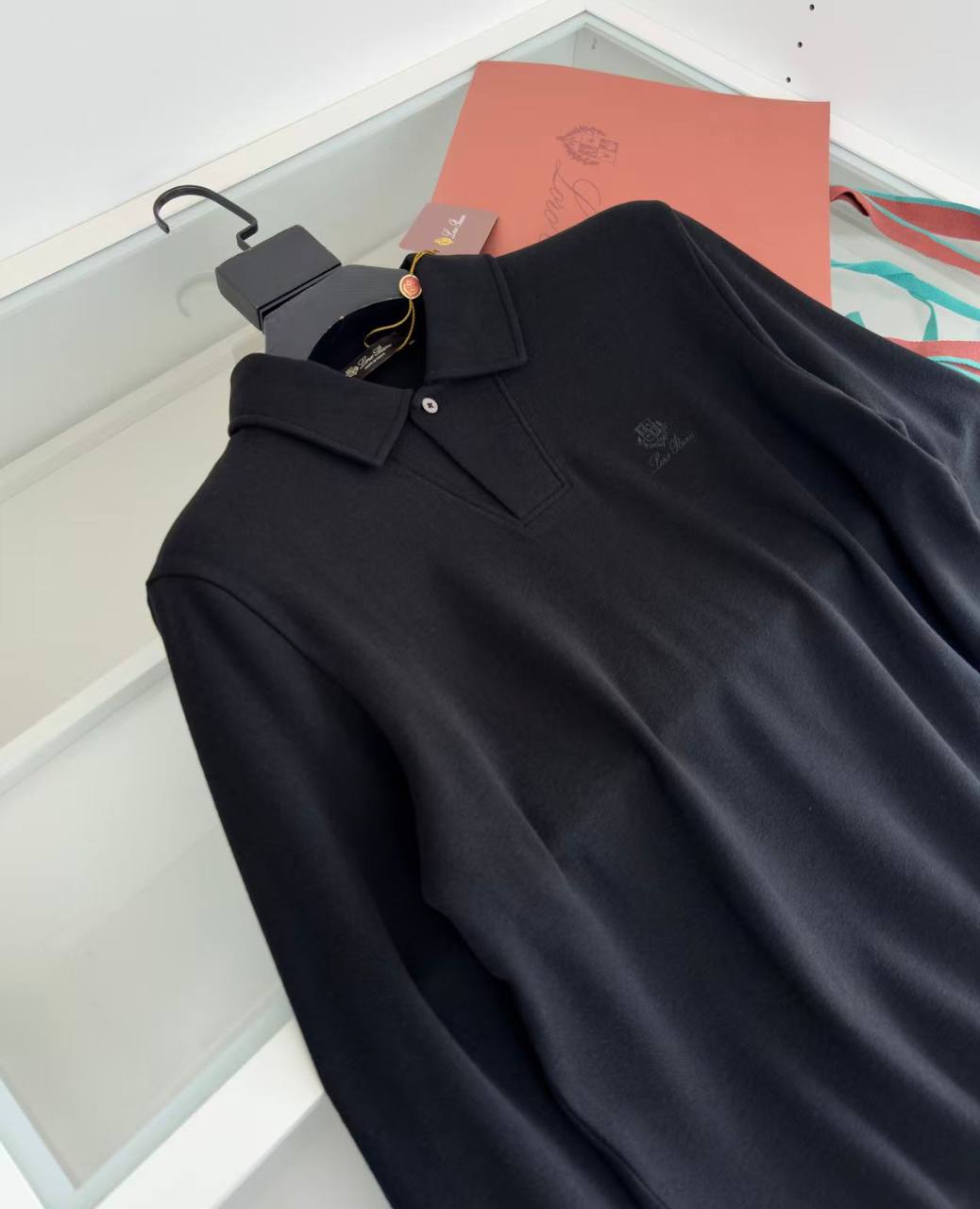 Loro Piana Long-Sleeve Polo Shirt