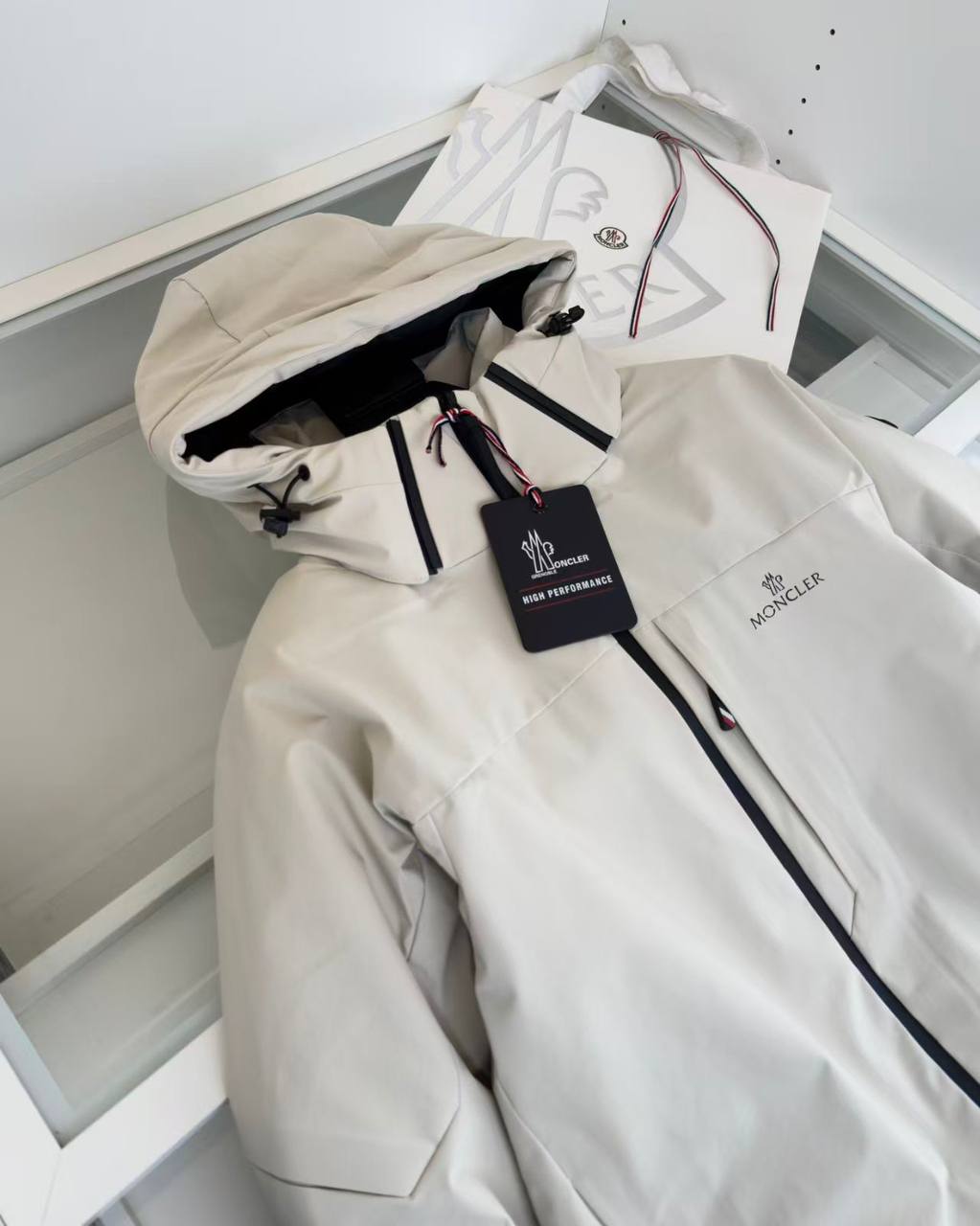 Moncler Hooded Technical Shell Jacket