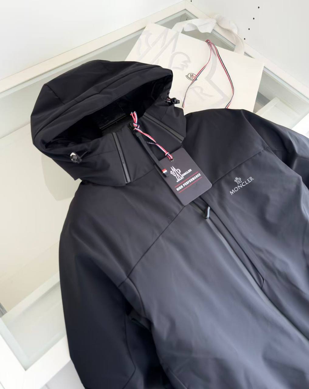 Moncler Hooded Technical Shell Jacket