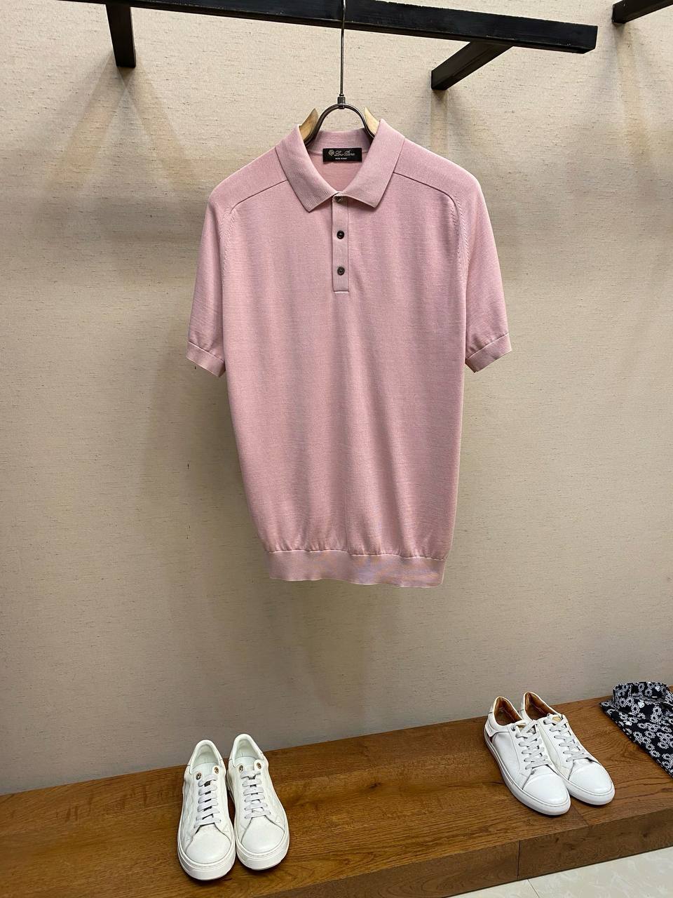Loro Piana Cotton-Silk Polo Shirt