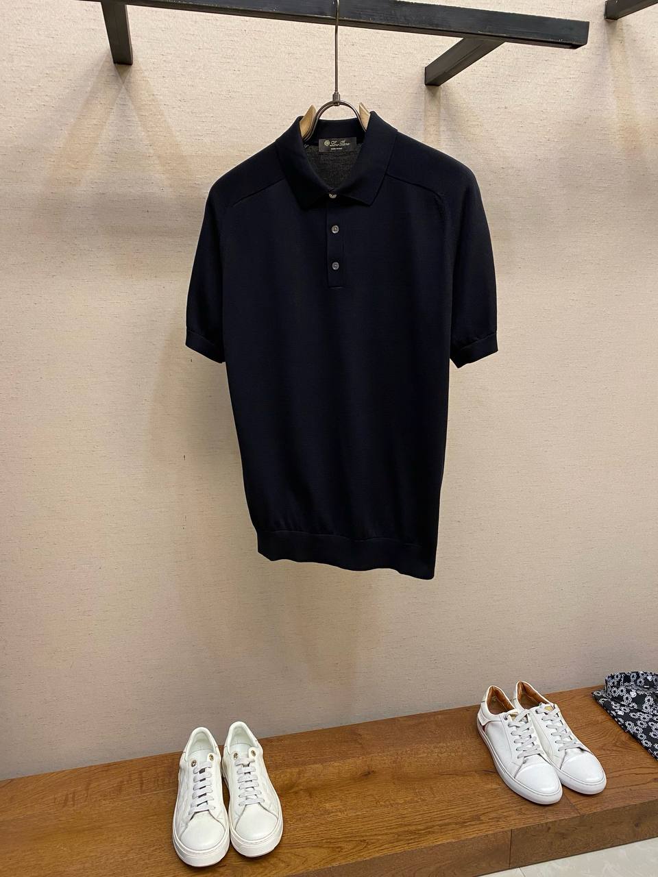 Loro Piana Cotton-Silk Polo Shirt