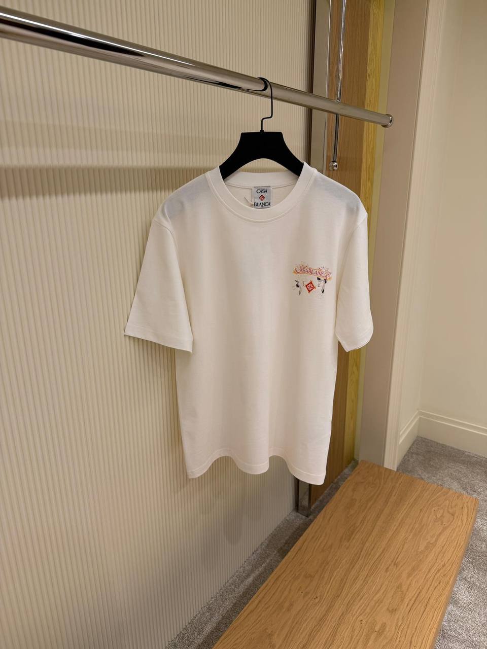 Casablanca Cotton Tennis Club Print T-Shirt