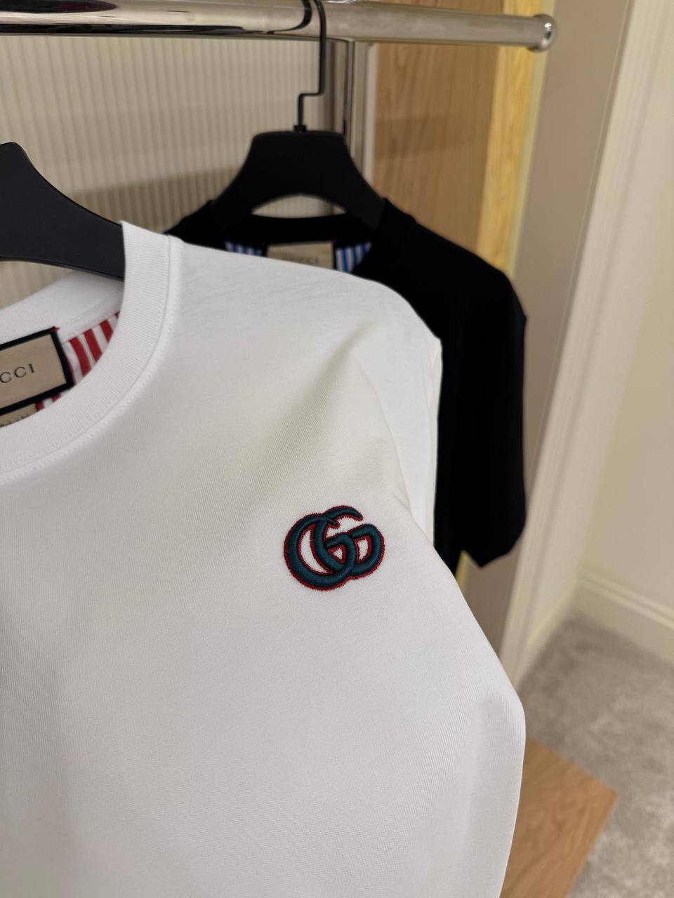 Gucci Classic T-Shirt with GG Embroidery