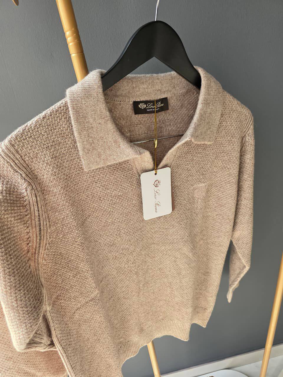 Piana Knit Polo Sweater