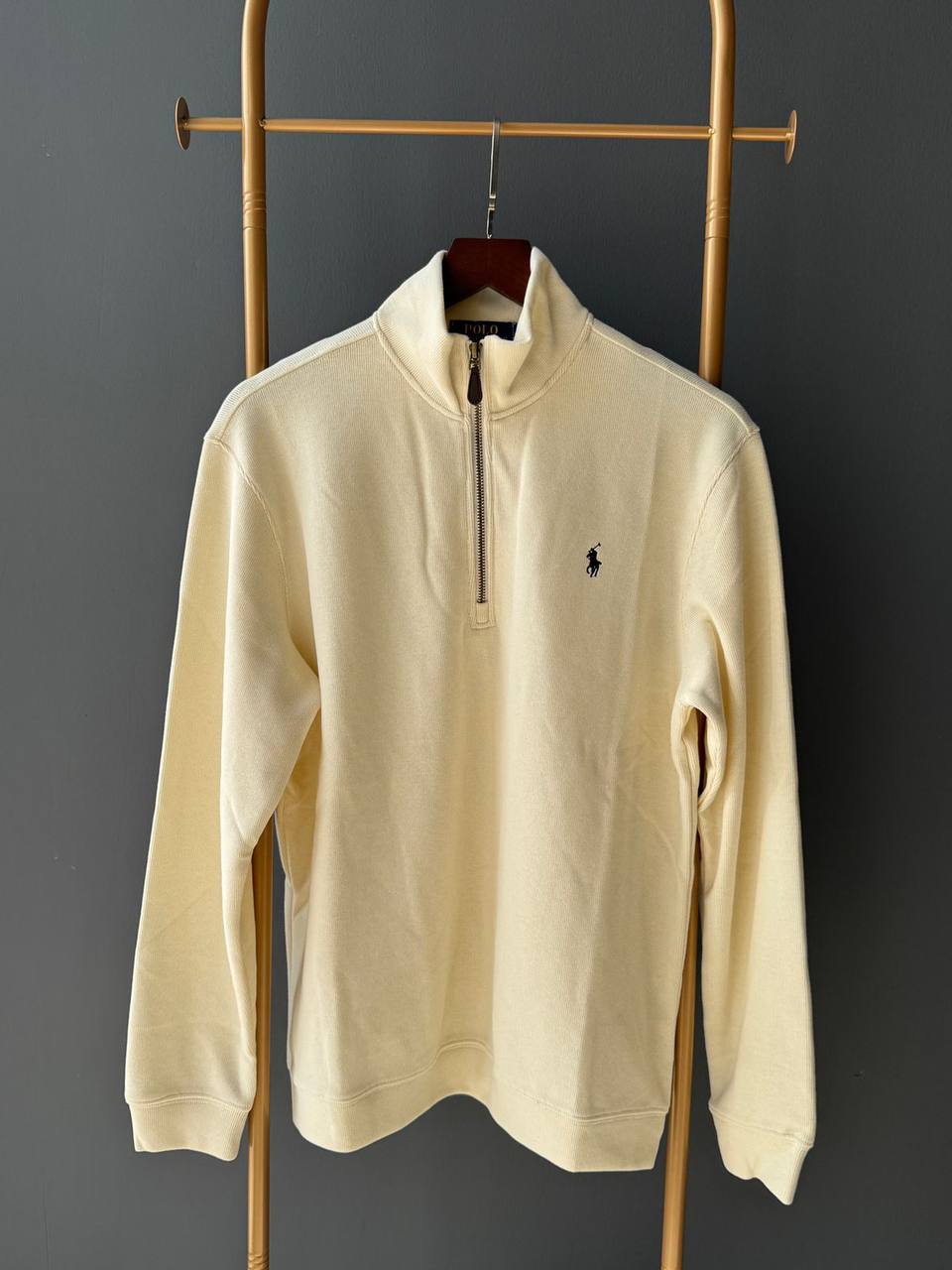 Ralph Lauren Half Zip Mock Neck Sweatshirt