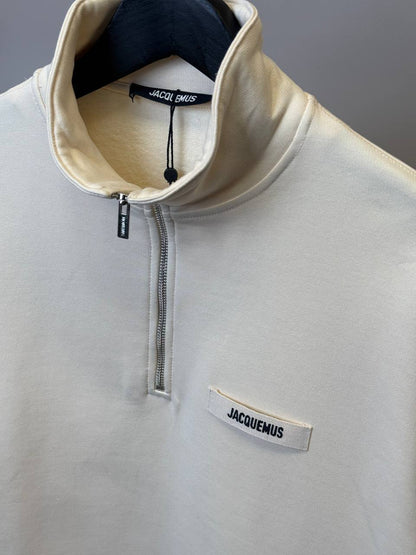 Jacquemus The Gros Grain zipped-rollneck sweatshirt