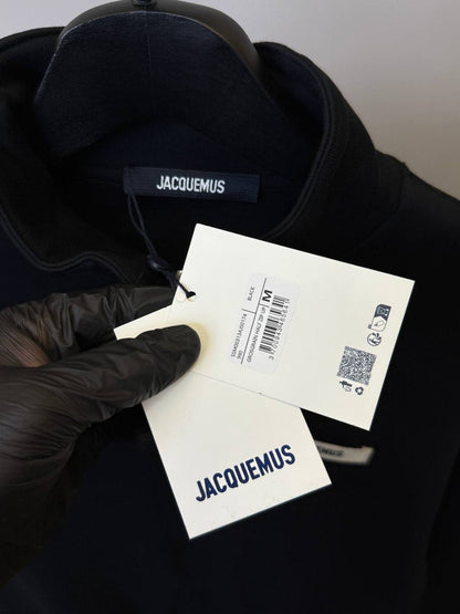 Jacquemus The Gros Grain zipped-rollneck sweatshirt