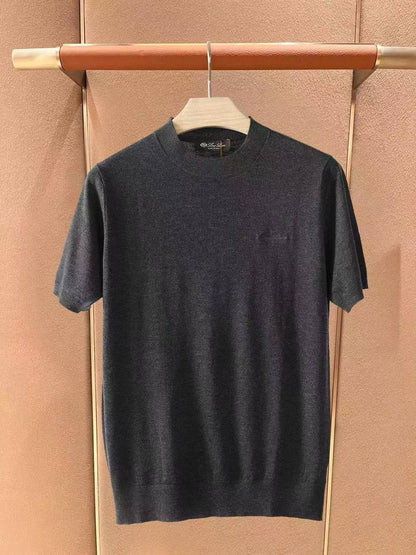 Loro Piana Fine-Knit Short-Sleeve T-Shir