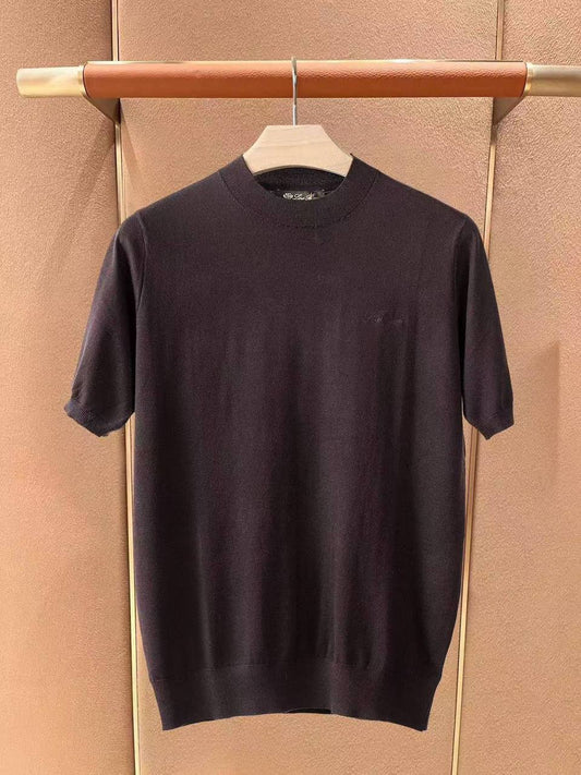 Loro Piana Fine-Knit Short-Sleeve T-Shirt