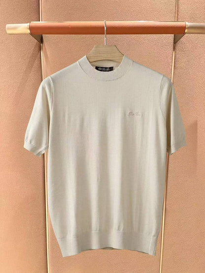 Loro Piana Fine-Knit Short-Sleeve T-Shir