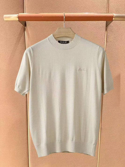 Loro Piana Fine-Knit Short-Sleeve T-Shirt