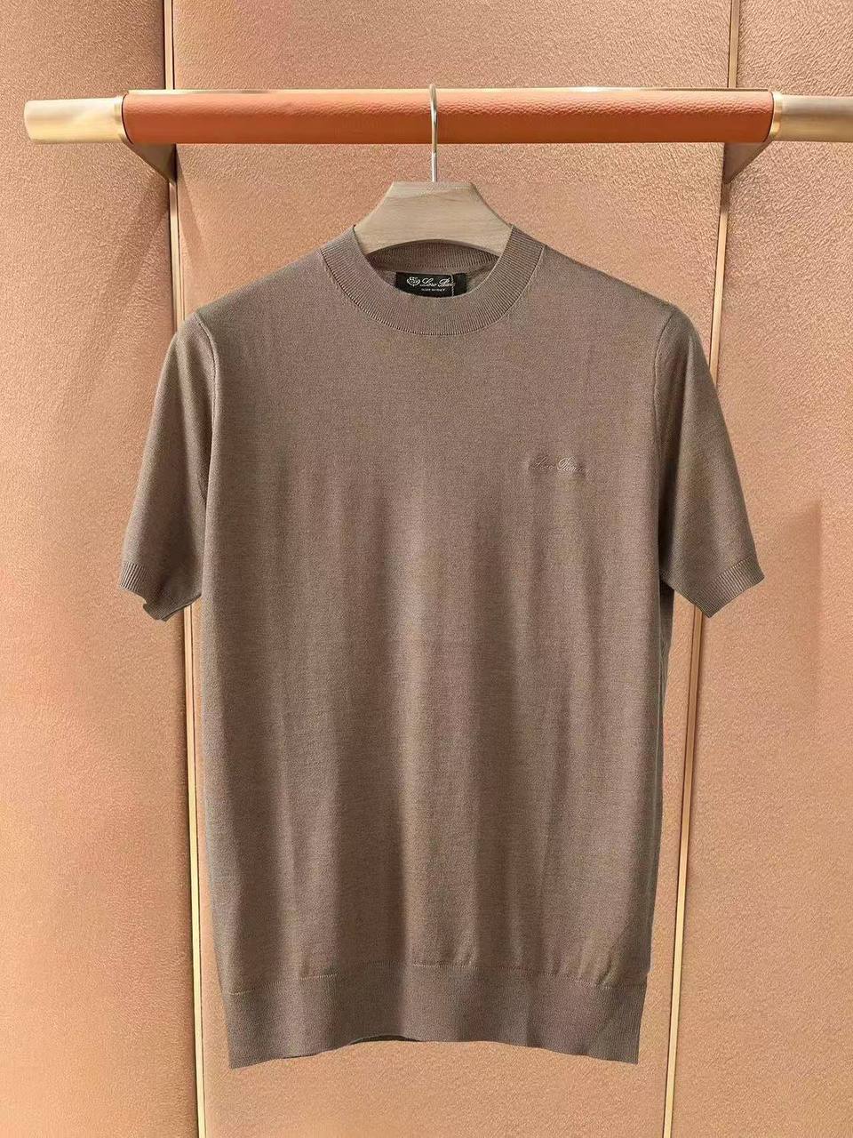 Loro Piana Fine-Knit Short-Sleeve T-Shir