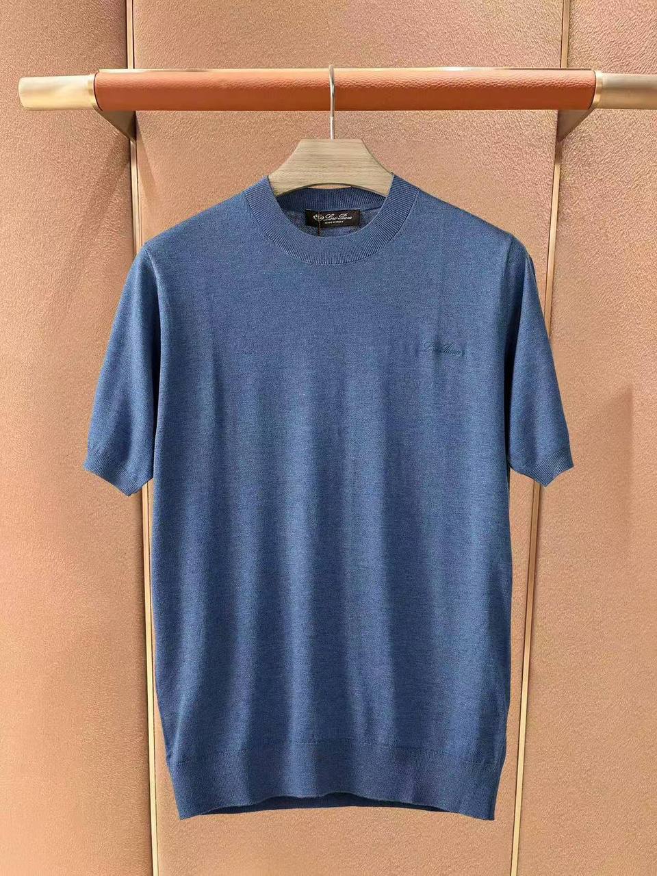 Loro Piana Fine-Knit Short-Sleeve T-Shir