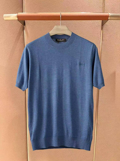 Loro Piana Fine-Knit Short-Sleeve T-Shir