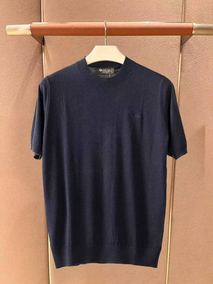 Loro Piana Fine-Knit Short-Sleeve T-Shir