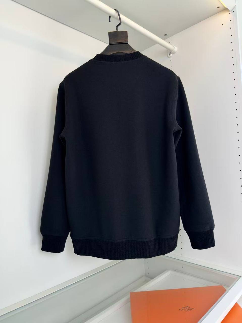 Hermes Cashmere "Cheval tangram" crewneck sweater