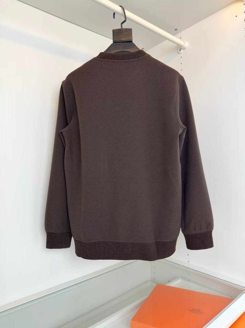 Hermes Cashmere "Cheval tangram" crewneck sweater