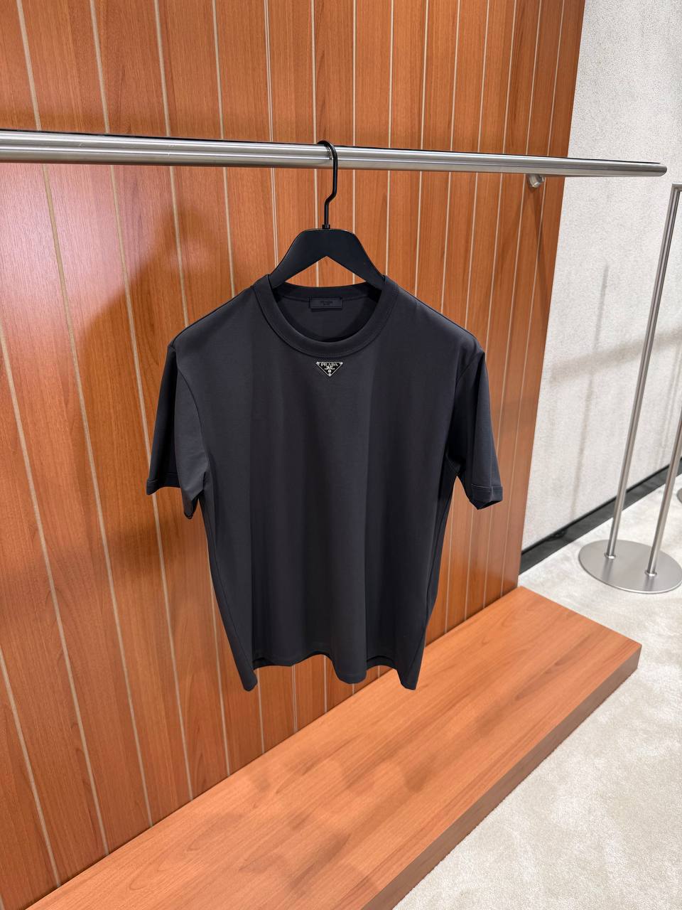Prada Stretch cotton T-shirt with logo