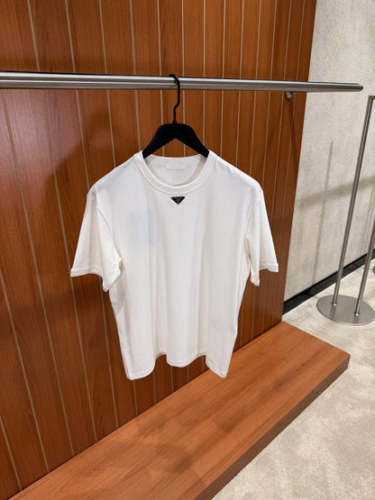 Prada Stretch cotton T-shirt with logo