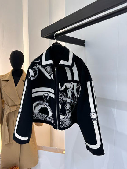 Hemres Graphic Zip Jacket