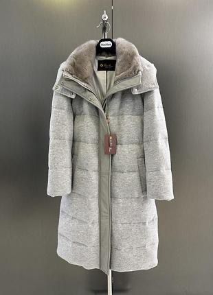 Loropiana Elegant Quilted Long Coat