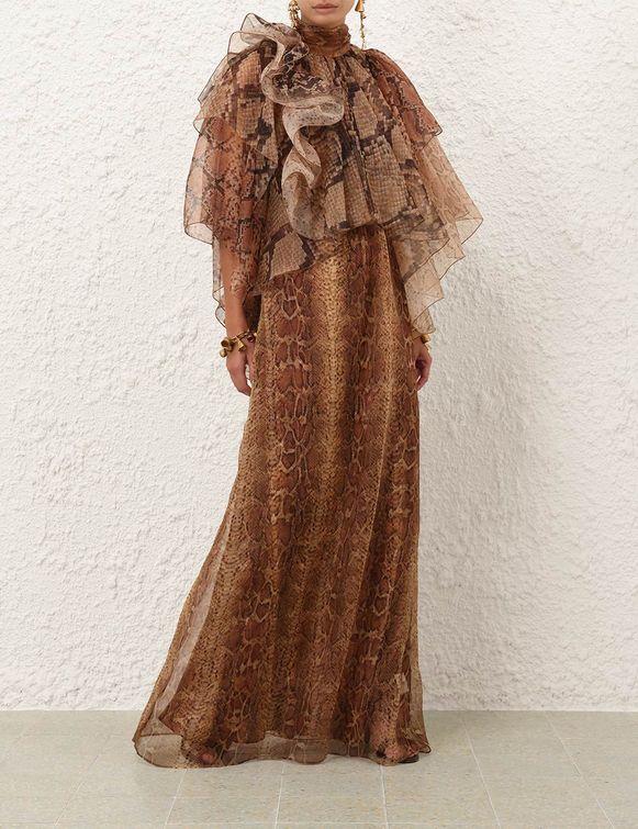 Zimmermann ruffle Long Dress