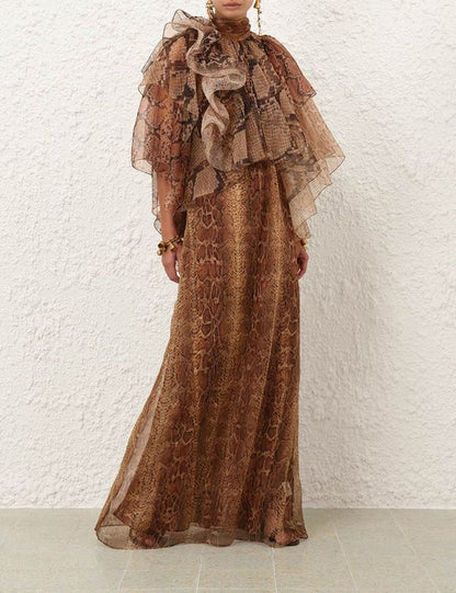 Zimmermann ruffle Long Dress