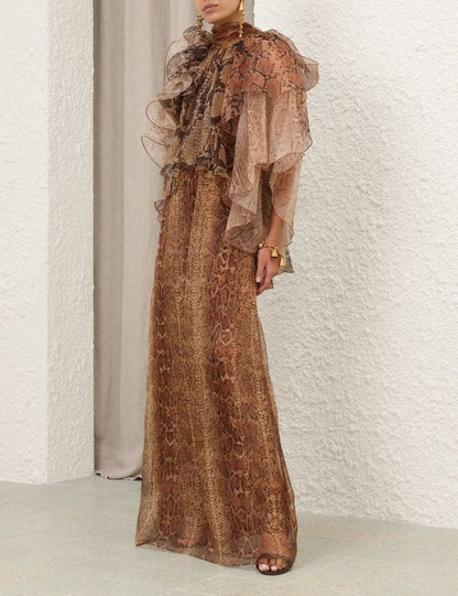 Zimmermann ruffle Long Dress
