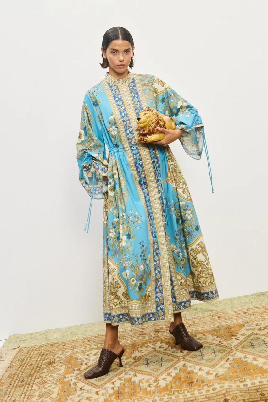 Alemais printed long Long Dress