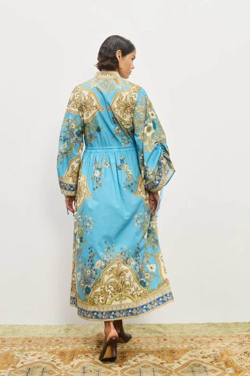 Alemais printed long Long Dress