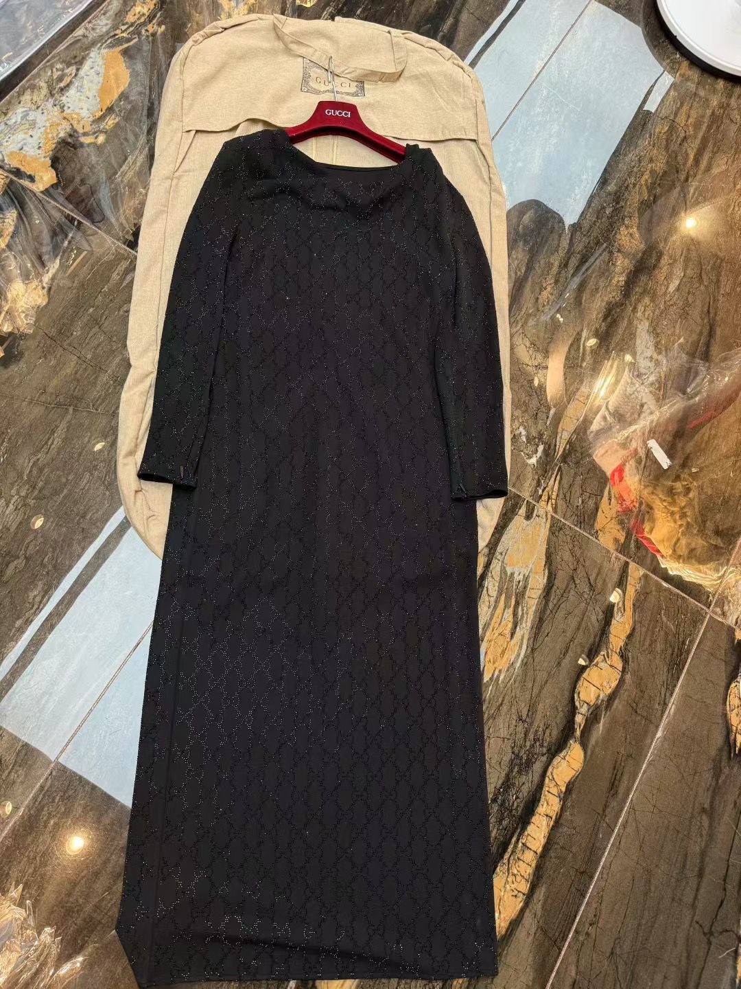 GUCCI Monogram Long Dress for Women