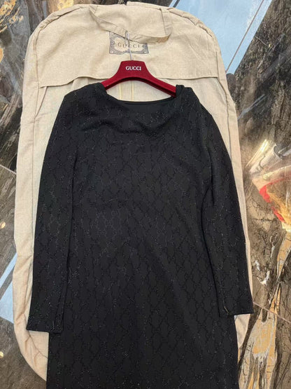 GUCCI Monogram Long Dress for Women