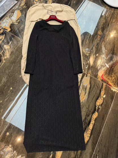 GUCCI Monogram Long Dress for Women