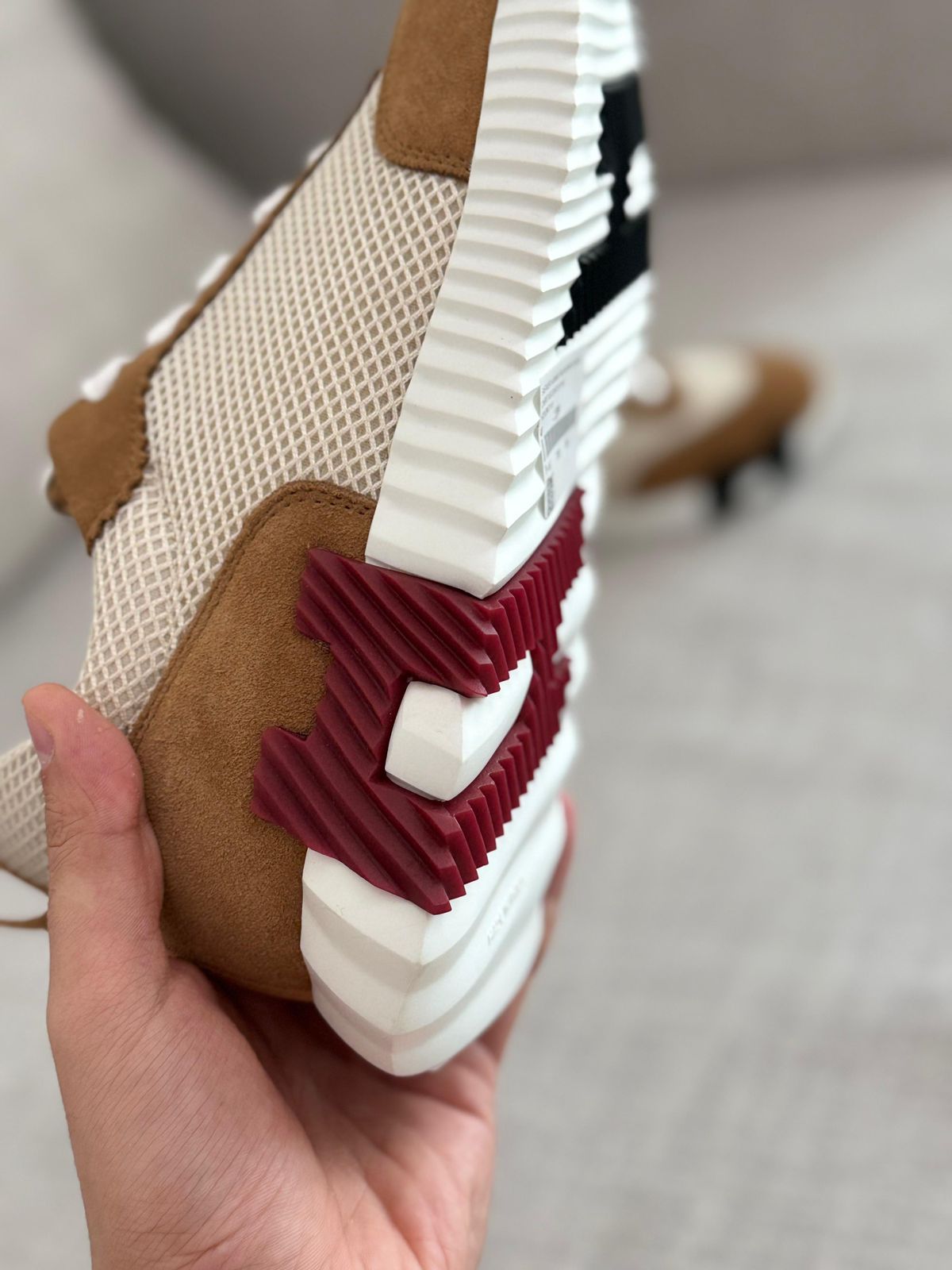 Hermes Venture Mesh Suede Sneakers