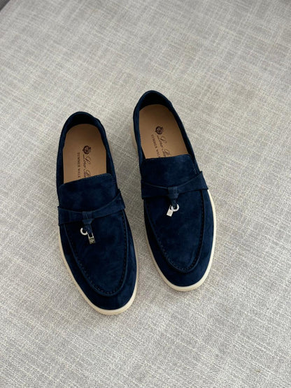 Loropiana Summer Walk Suede Loafers