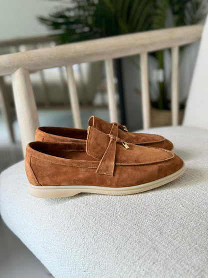 Loropiana Summer Walk Suede Loafers